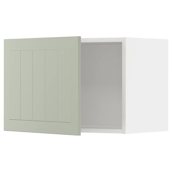 METOD - Wall cabinet, white/Stensund light green, 60x40 cm - best price from Maltashopper.com 19486558
