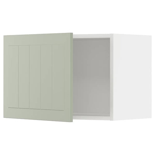 METOD - Wall cabinet, white/Stensund light green, 60x40 cm