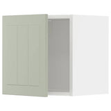METOD wall cabinet, white/Stensund light green, 40x40 cm