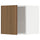 METOD - METOD Wall cabinet, white/Tistorp brown walnut effect, 40x40 cm