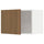 METOD - METOD Wall cabinet, white/Tistorp brown walnut effect, 60x40 cm