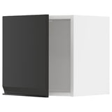 METOD wall cabinet, white/Upplöv matt anthracite, 40x40 cm