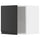 METOD - Wall cabinet, white/Upplöv matt anthracite , 40x40 cm