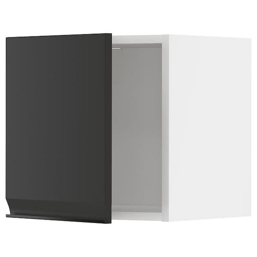 METOD - Wall cabinet, white/Upplöv matt anthracite , 40x40 cm
