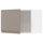 METOD wall cabinet, white/Upplöv matt dark beige, 60x40 cm