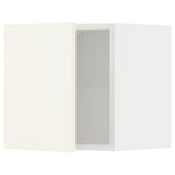 METOD wall cabinet, white/Vallstena white, 40x40 cm
