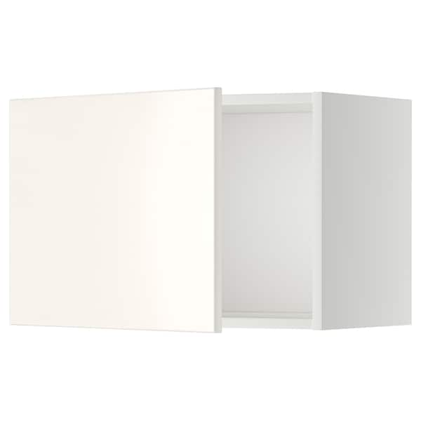 METOD - Wall cabinet, white/Veddinge white, 60x40 cm