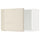 METOD wall cabinet, white/Voxtorp high-gloss light beige, 60x40 cm