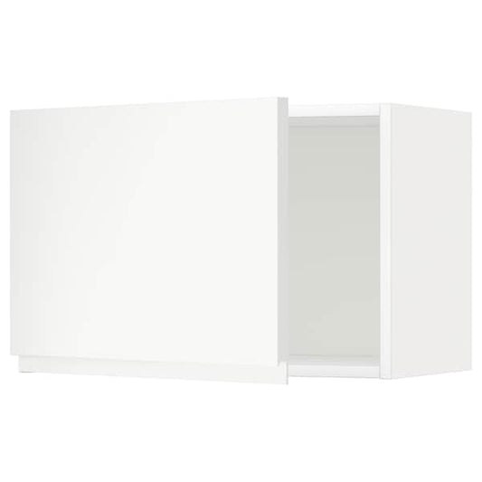 METOD - Wall cabinet, white/Voxtorp matt white, 60x40 cm - best price from Maltashopper.com 39467525