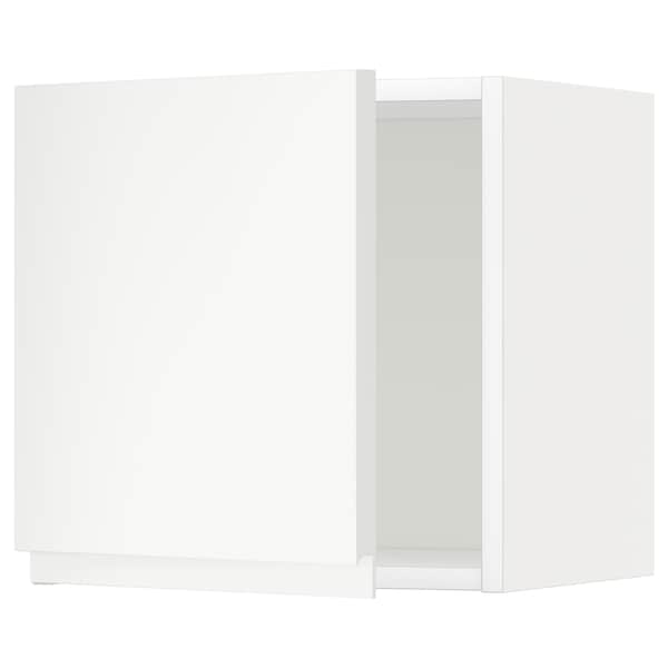 METOD - Wall cabinet, white/Voxtorp matt white, 40x40 cm - best price from Maltashopper.com 69456422