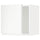 METOD wall cabinet, white/Voxtorp matt white, 40x40 cm