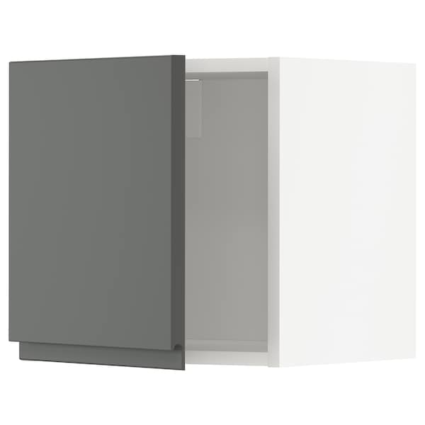 METOD - Wall cabinet, white/Voxtorp dark grey , 40x40 cm - best price from Maltashopper.com 49452241