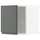 METOD - Wall cabinet, white/Voxtorp dark grey , 40x40 cm