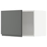 METOD wall cabinet, white/Voxtorp dark grey, 60x40 cm