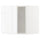 METOD wall cabinet, white/Voxtorp high-gloss/white, 40x40 cm