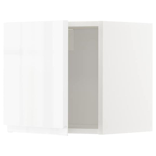 METOD - Wall cabinet, white/Voxtorp high-gloss/white, 40x40 cm