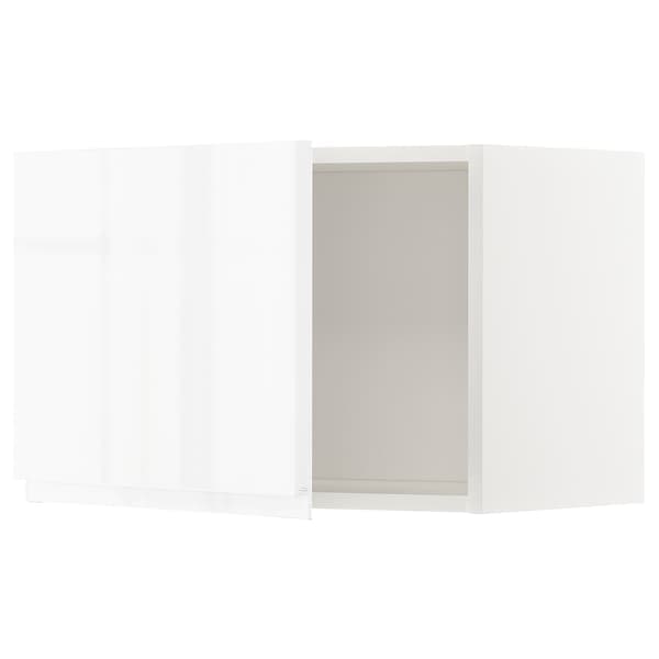 Ikea METOD - Wall cabinet, white/Voxtorp high-gloss/white, 60x40 cm