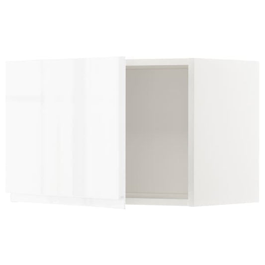 Ikea METOD - Wall cabinet, white/Voxtorp high-gloss/white, 60x40 cm