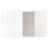 METOD wall cabinet, white/Voxtorp high-gloss/white, 60x40 cm