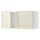 METOD wall cabinet with 2 doors, white/Bodbyn off-white, 80x40 cm