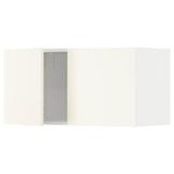 METOD wall cabinet with 2 doors, white/Vallstena white, 80x40 cm