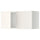 METOD wall cabinet with 2 doors, white/Veddinge white, 80x40 cm