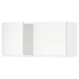 METOD wall cabinet with 2 doors, white/Voxtorp matt white, 80x40 cm