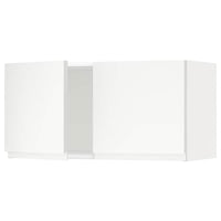 METOD wall cabinet with 2 doors, white/Voxtorp matt white, 80x40 cm