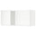 METOD wall cabinet with 2 doors, white/Voxtorp matt white, 80x40 cm