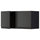 METOD wall cabinet with 2 doors, black/Upplöv matt anthracite, 80.0x40.0x38.6 cm