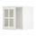 METOD - METOD Wall cabinet with glass door, white/Stensund white, 40x40 cm