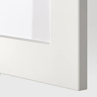 METOD - Wall cabinet w shelves/2 glass drs, white/Stensund white, 40x100 cm - best price from Maltashopper.com 69464573