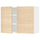 METOD - METOD Wall cabinet with shelves/2 doors, white/Askersund light ash effect, 80x60 cm
