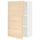 METOD - METOD Wall cabinet with shelves/2 doors, white/Askersund light ash effect, 60x100 cm