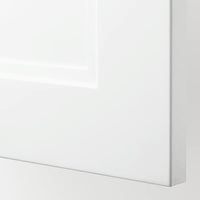 METOD - Wall cabinet with shelves/2 doors, white/Axstad matt white, 40x100 cm - best price from Maltashopper.com 79459236