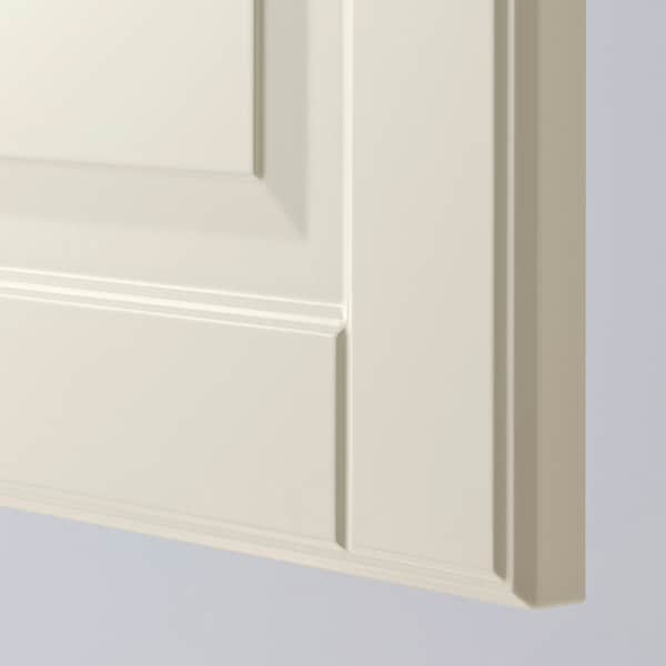 METOD - Wall cabinet with shelves/2 doors, white/Bodbyn off-white, 60x100 cm - best price from Maltashopper.com 69465148