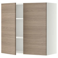 METOD - Wall unit with shelves/2 doors , 80x80 cm - best price from Maltashopper.com 39455457