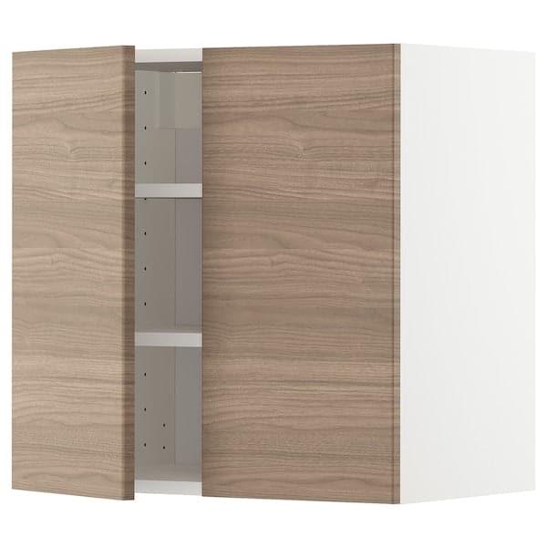METOD - Wall unit with shelves/2 doors , 60x60 cm - best price from Maltashopper.com 59466167