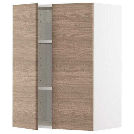 Ikea METOD - Wall unit with shelves/2 doors , 60x80 cm