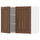 METOD wall cabinet with shelves/2 doors