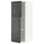 METOD wall cabinet with shelves/2 doors