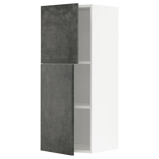 Ikea METOD - Wall unit with shelves/2 doors , 40x100 cm
