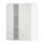 METOD wall cabinet with shelves/2 doors, white/Stensund white, 80x100 cm