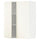 METOD - METOD Wall cabinet with shelves/2 doors, white/Vallstena white, 80x100 cm