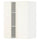 METOD - METOD Wall cabinet with shelves/2 doors, white/Vallstena white, 60x80 cm