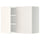 METOD wall cabinet with shelves/2 doors, white/Veddinge white, 80x60 cm
