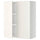 METOD wall cabinet with shelves/2 doors, white/Veddinge white, 80x100 cm