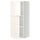 METOD wall cabinet with shelves/2 doors, white/Veddinge white, 40x100 cm