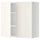METOD wall cabinet with shelves/2 doors, white/Veddinge white, 80x80 cm