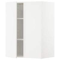 METOD - Wall cabinet with shelves/2 doors, white/Veddinge white, 60x80 cm - best price from Maltashopper.com 89466849